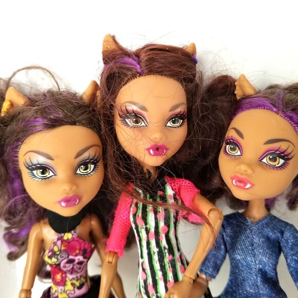 Monster High Dolls Clawdeen Wolf Doll Inner Monster Dress Outfit Shoes Lot of 3 - Picture 2 of 9